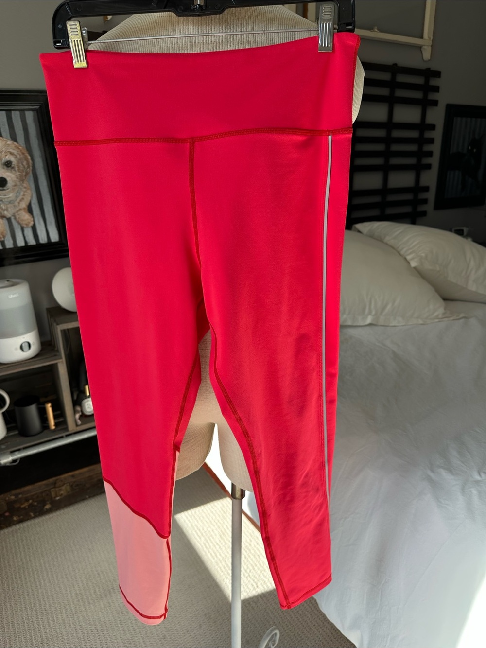 ZYIA Active pink performance leggings, size 12
